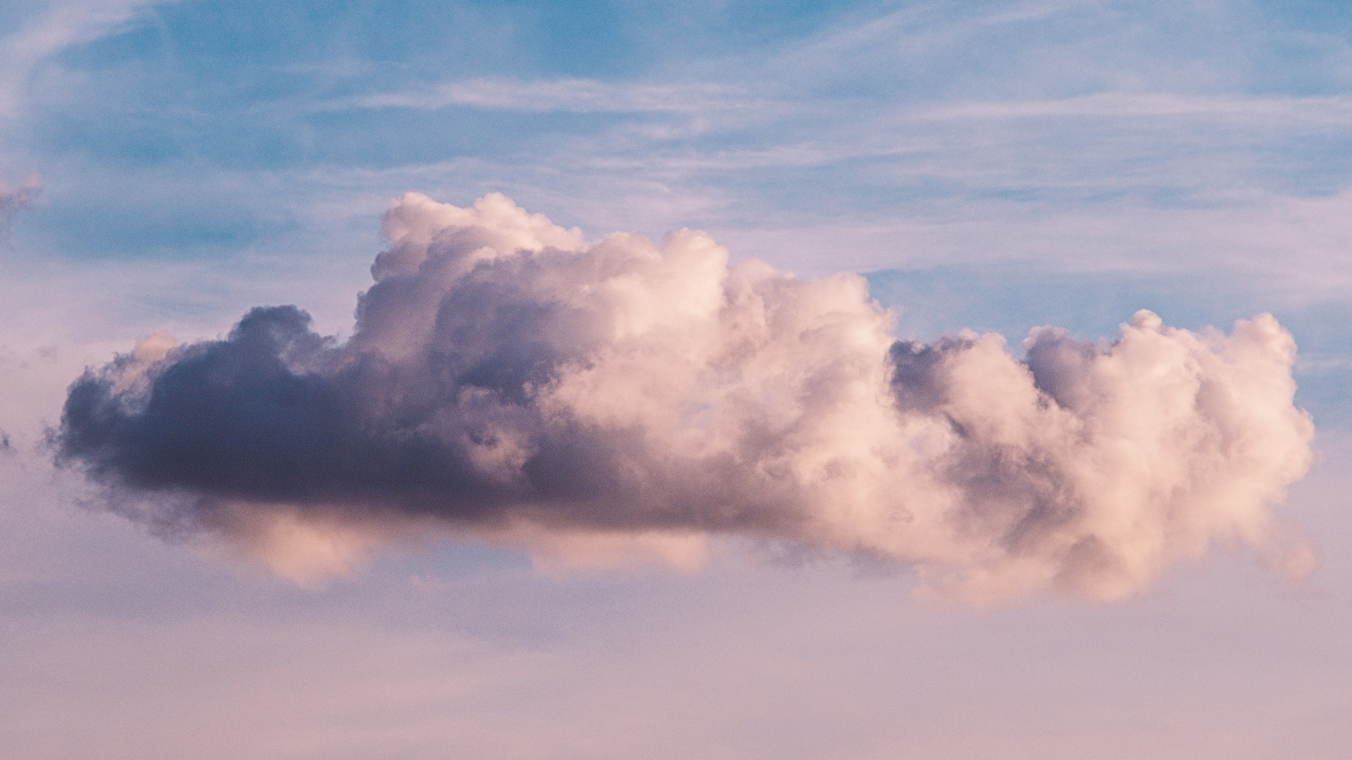 A cloud in the sky