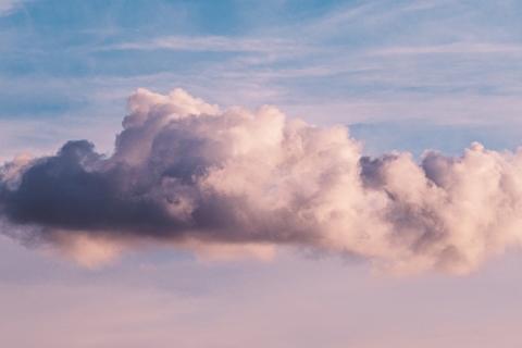 A cloud in the sky
