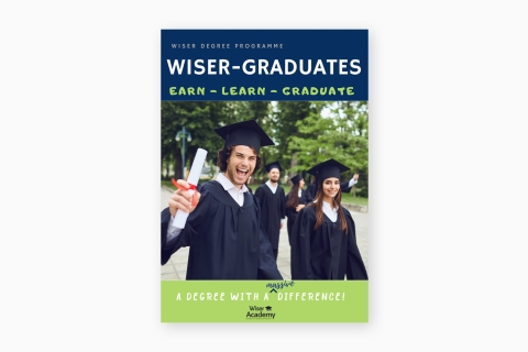Wiser graduates brochure cover